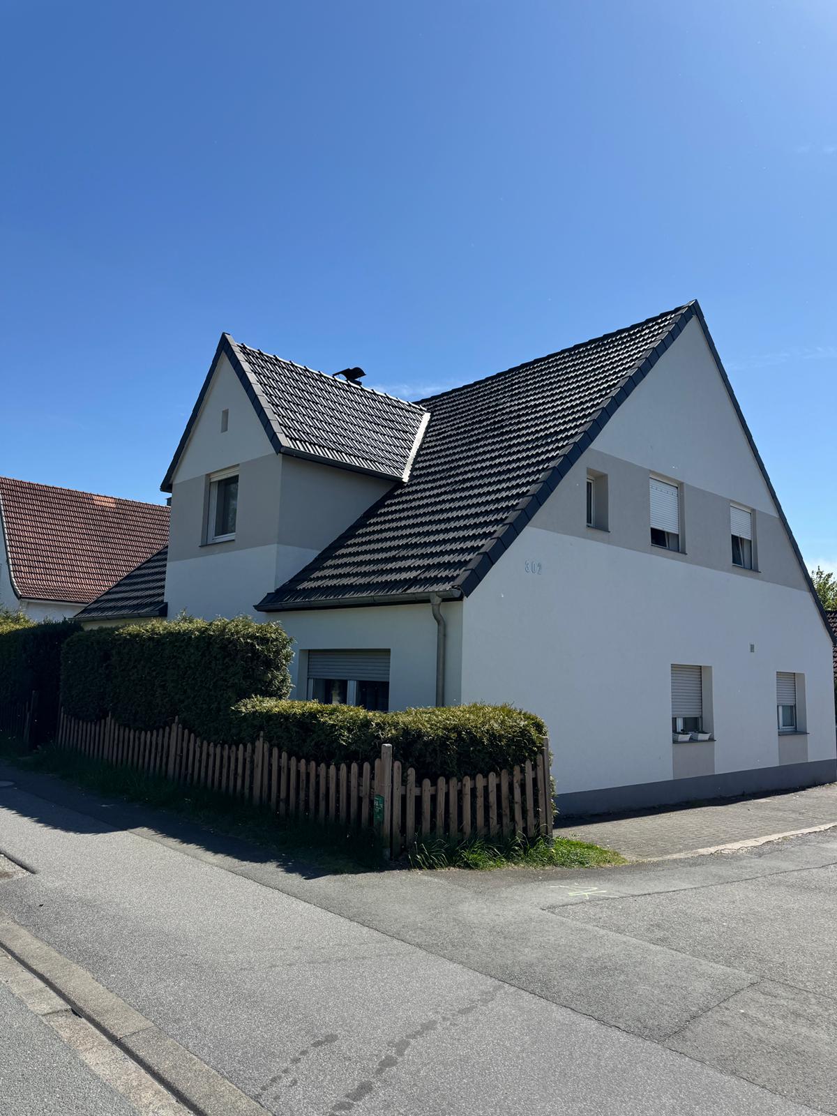 Sanierte Außenfassade im Altbau